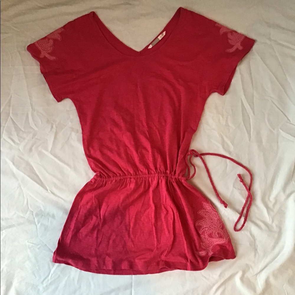 Athleta Taj Embroidered beach cover up
